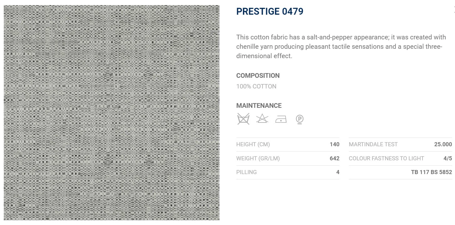 Кровать Nathalie Prestige 479 — Flou, текстиль, фото 2