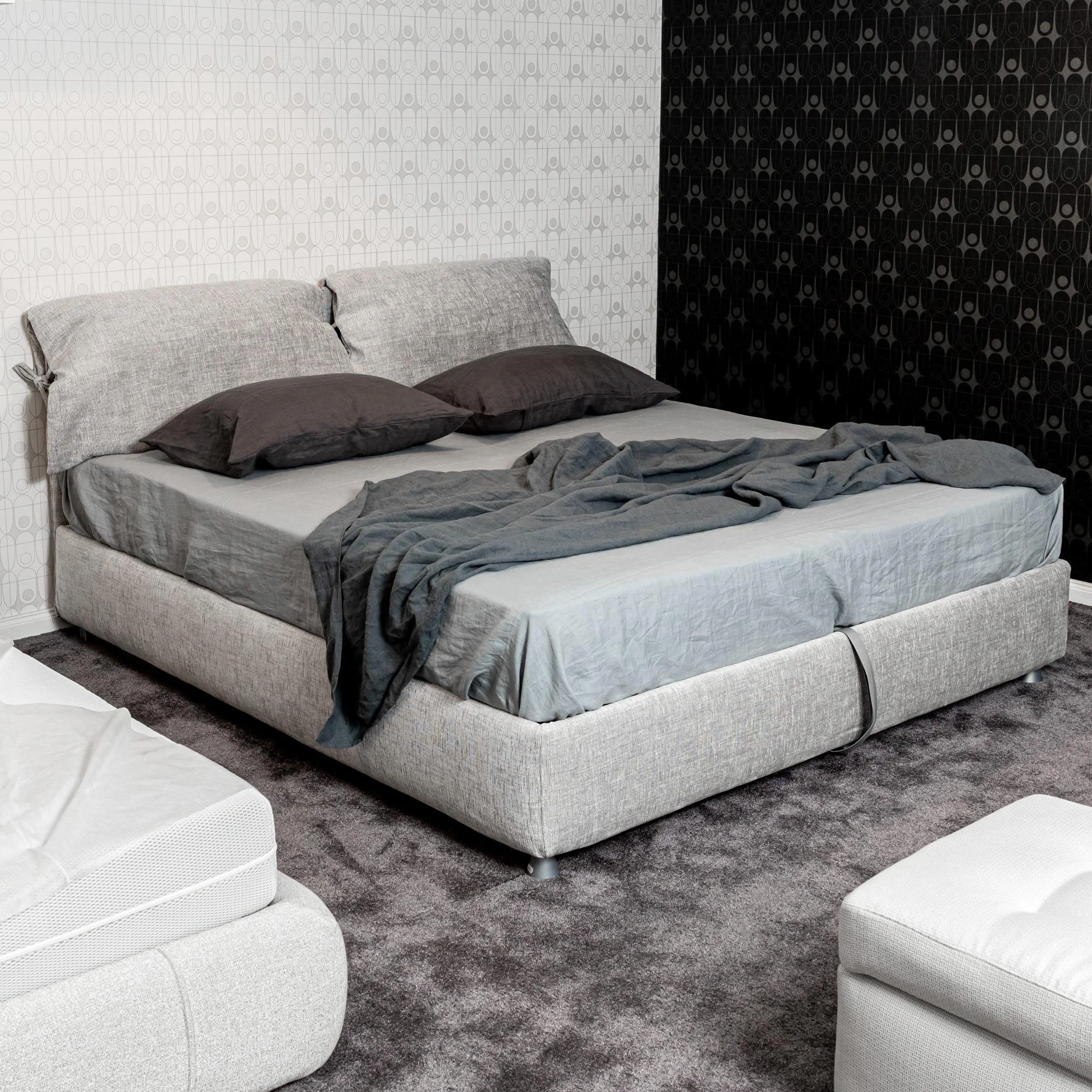 Кровать Nathalie Prestige 479 — Flou, текстиль