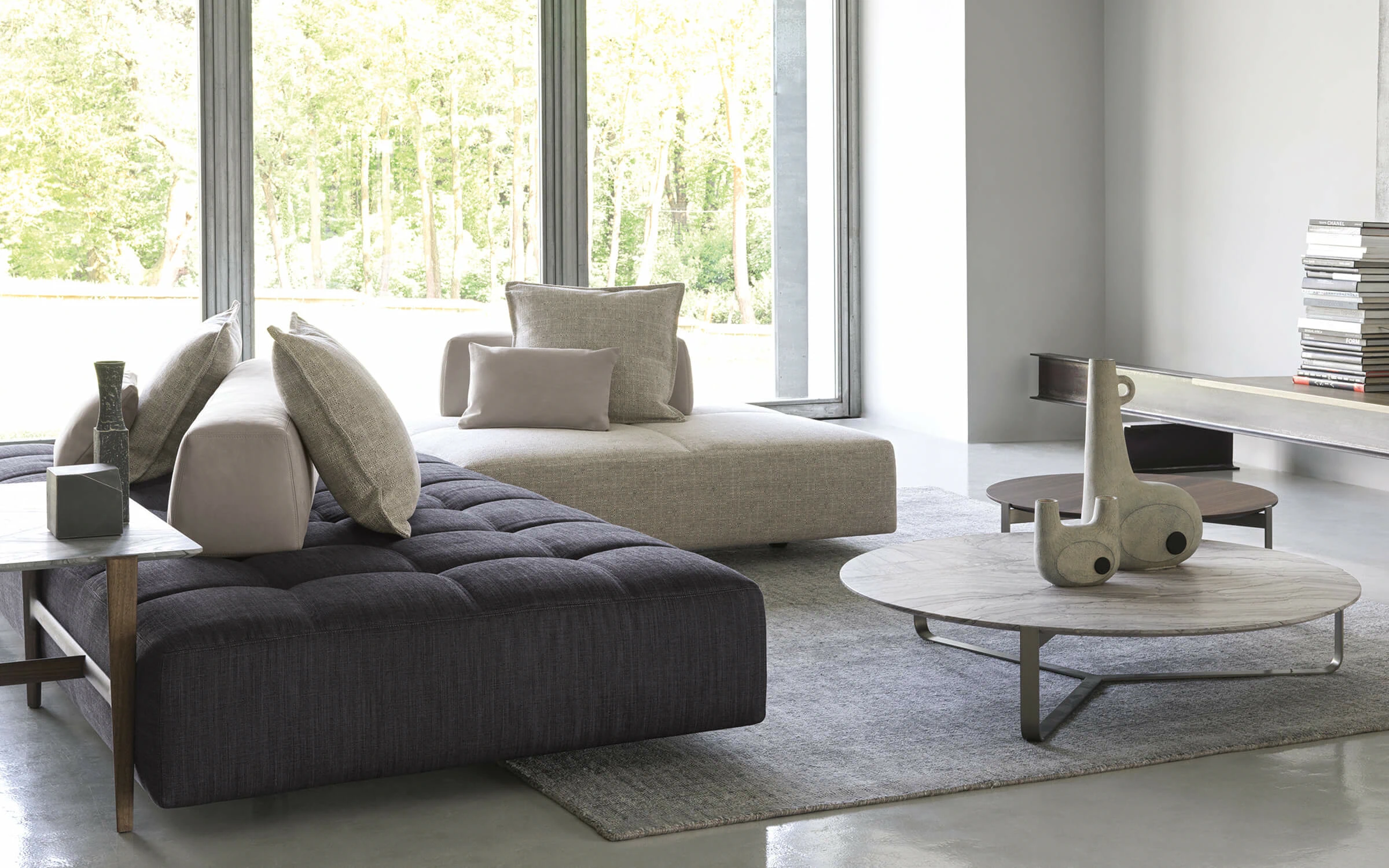 Диван Softbench — Flou, кожа, фото 3
