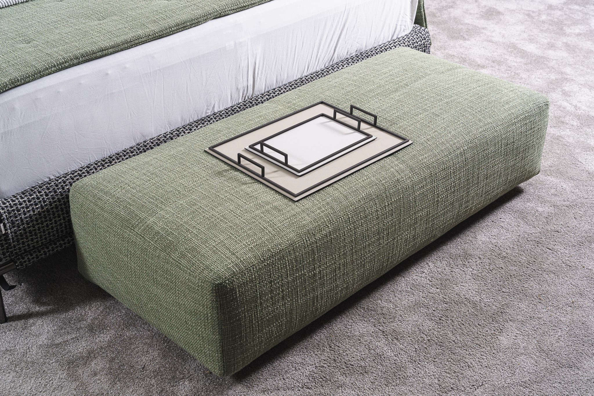 Банкетка Softbench — Flou, кожа, фото 2