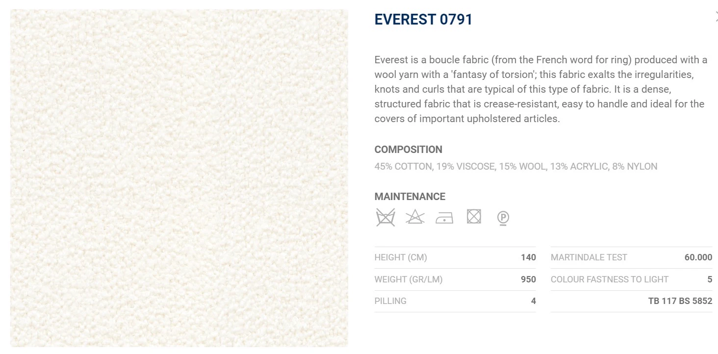 Кровать Taormina Everest 791 — Flou, текстиль, фото 6
