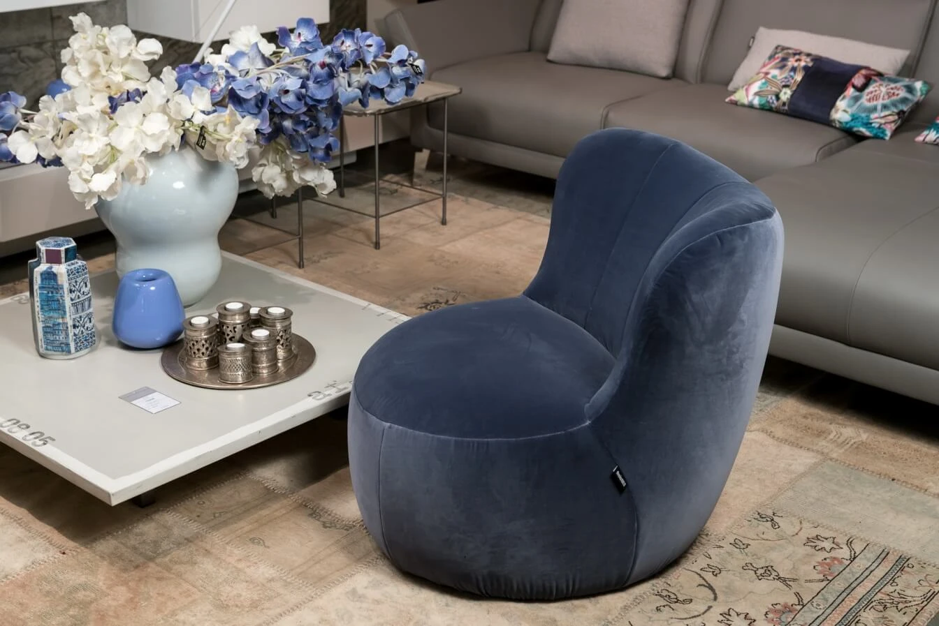 Кресло 173 violet blue — Freistil, текстиль, фото 3