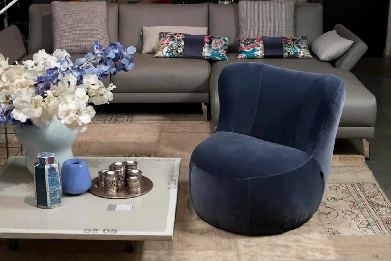 Кресло 173 violet blue — Freistil, текстиль, фото 4