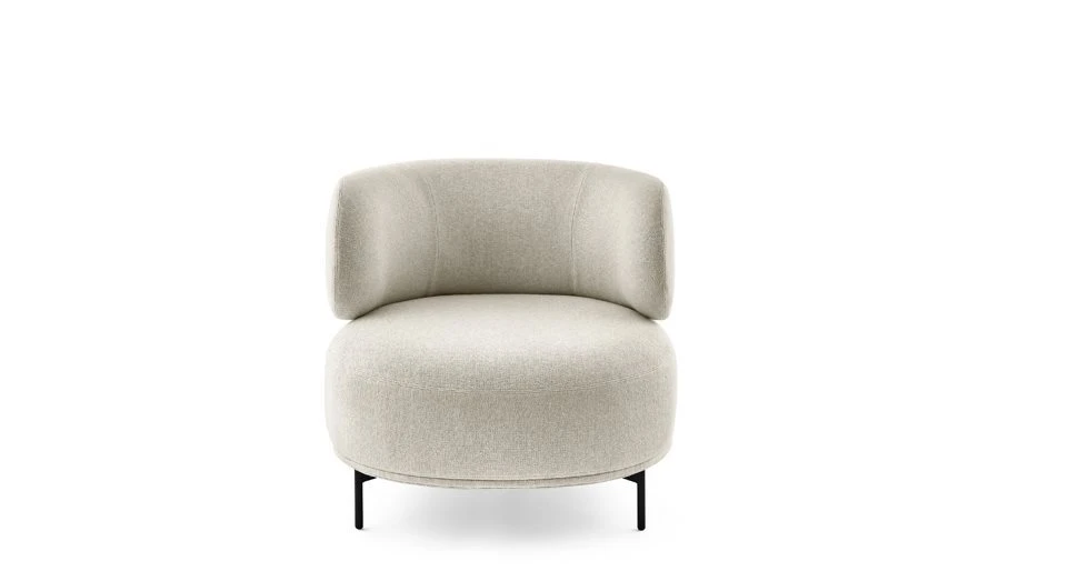 Кресло Akiko Lounge — Gallotti & Radice, металл, фото 2