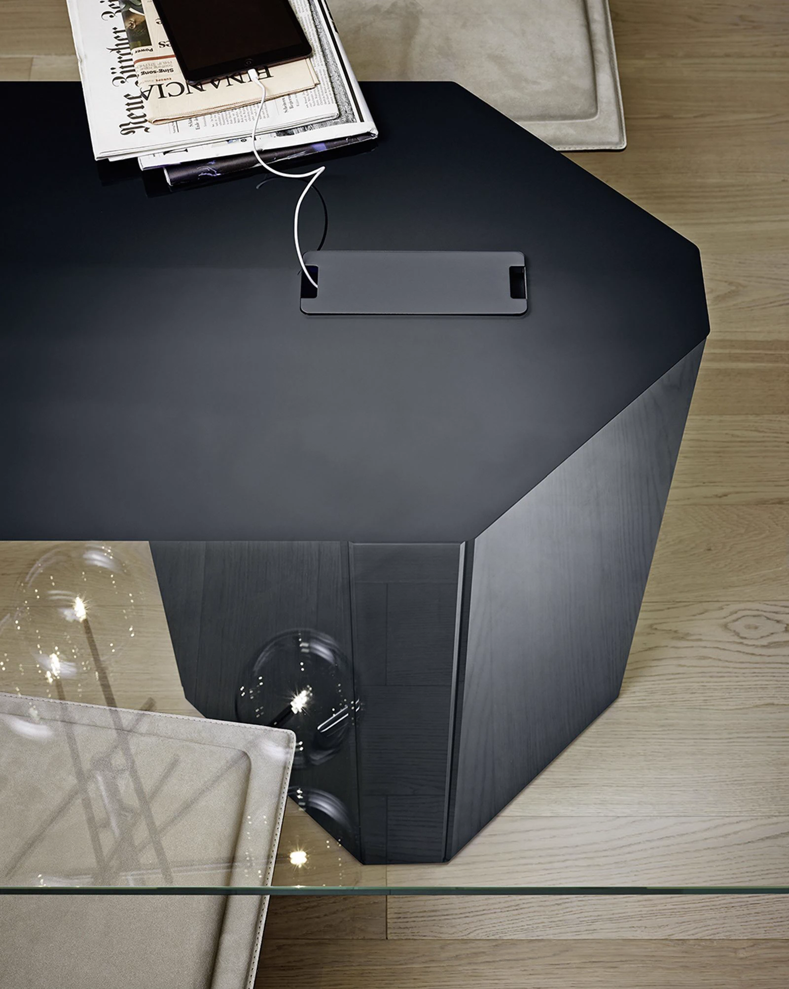 Стол Akim — Gallotti & Radice, стекло, фото 4