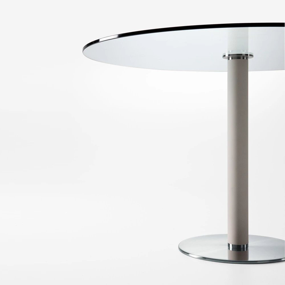 Каркас и наполнение: металл. Современный дизайн Стол Big Basic — Gallotti & Radice, стекло, фото 2