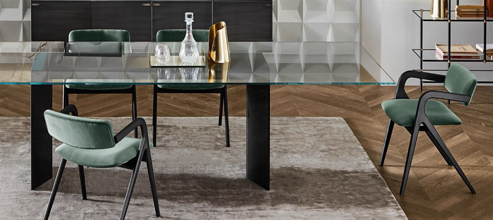 Стол Dolm — Gallotti & Radice, стекло, фото 2