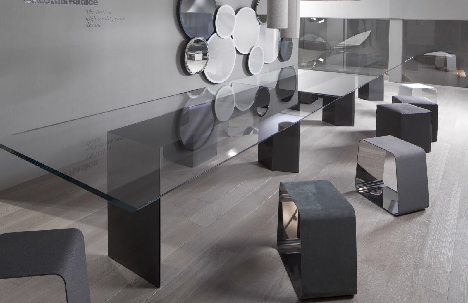 Стол Dolm — Gallotti & Radice, стекло, фото 4