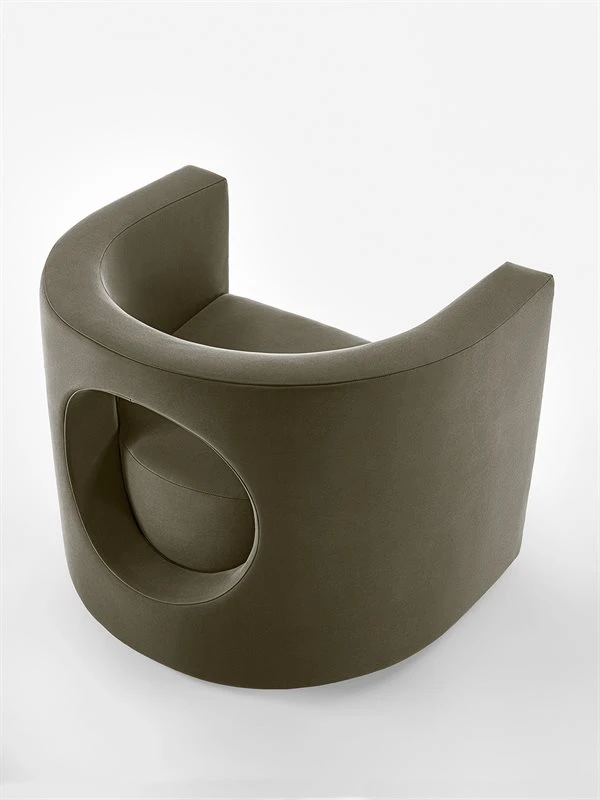 Кресло H20 Lounge — Gallotti & Radice, кожа, фото 4