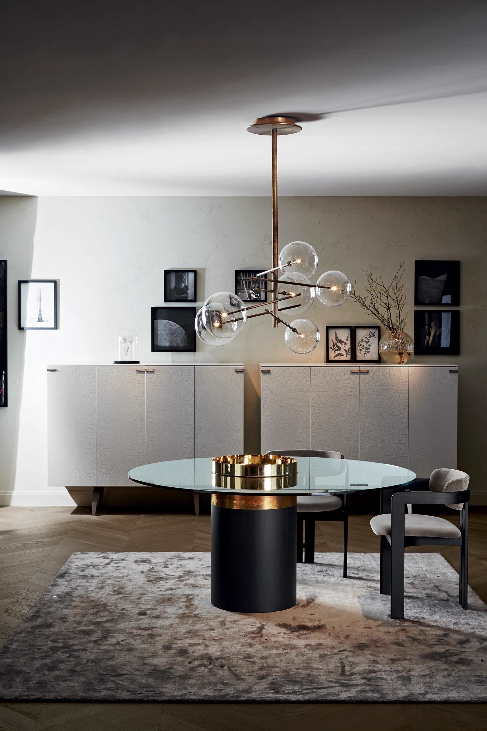 Стол Haumea-T — Gallotti & Radice, стекло, фото 3