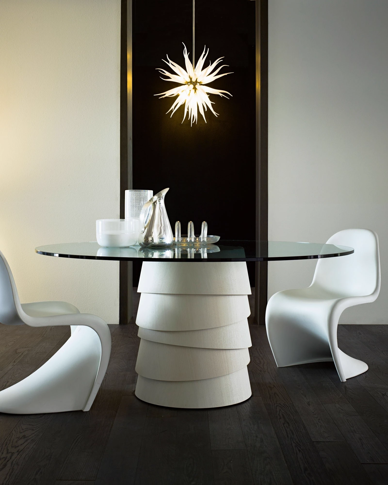Современный дизайн Стол Layer — Gallotti & Radice, стекло, фото 2