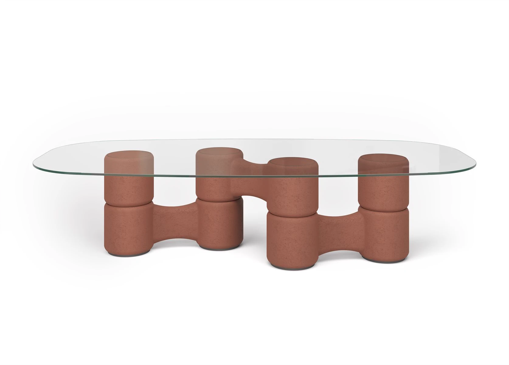Стол Molecola — Gallotti & Radice, стекло, фото 2