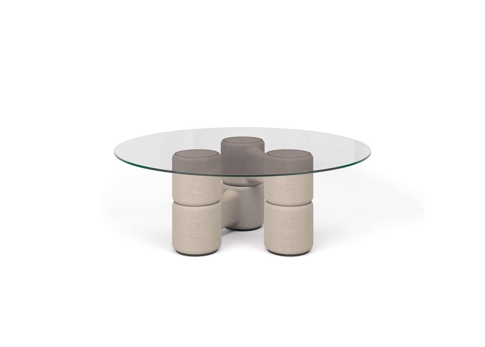Стол Molecola — Gallotti & Radice, стекло, фото 3