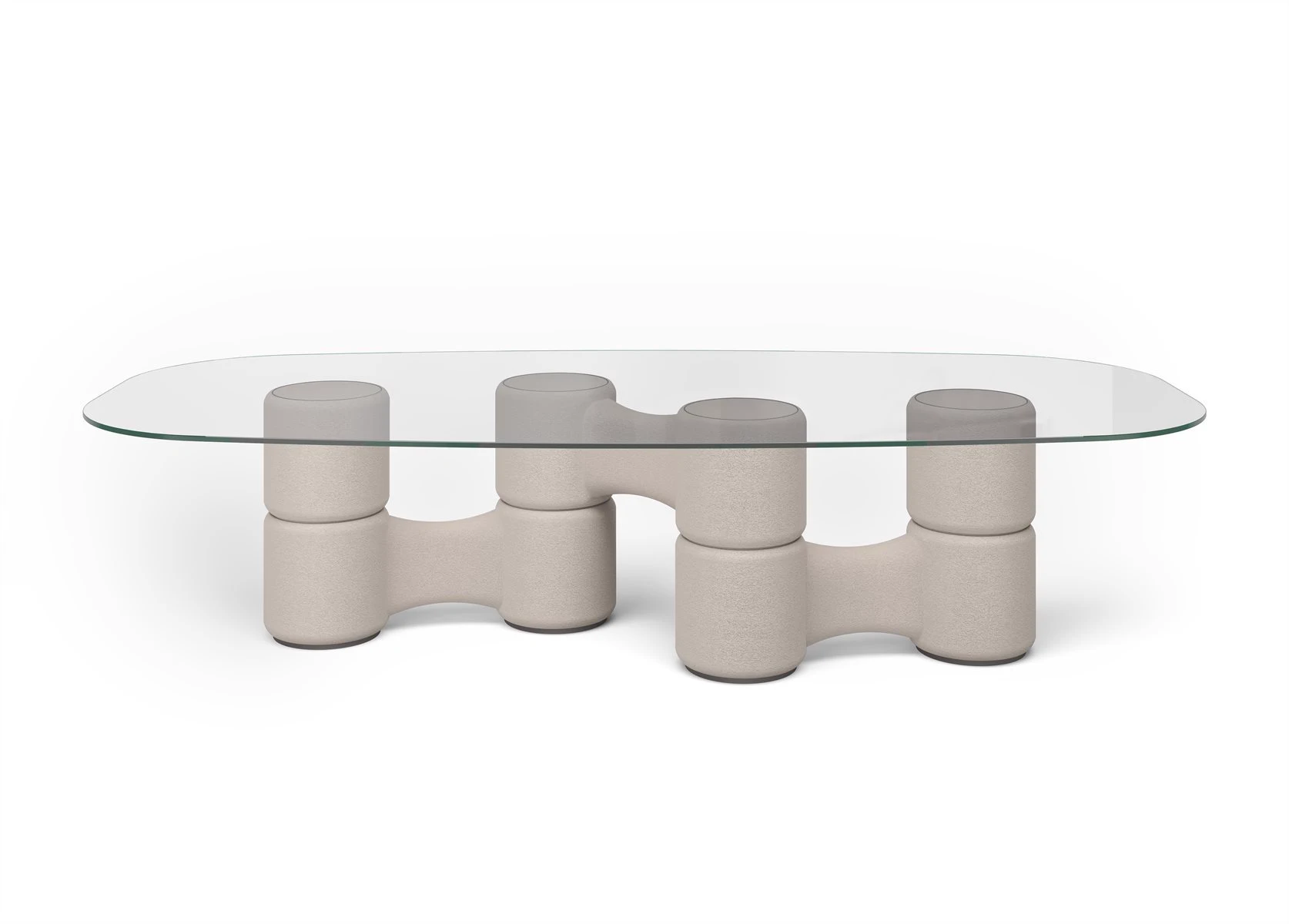 Стол Molecola — Gallotti & Radice, стекло, фото 5