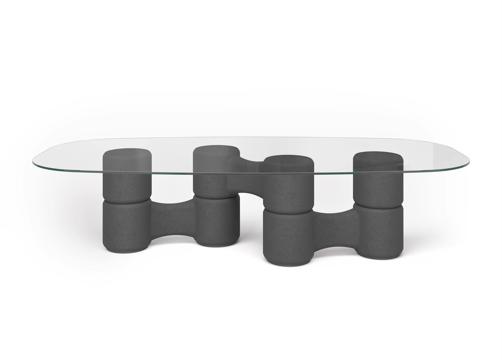 Стол Molecola — Gallotti & Radice, стекло, фото 6