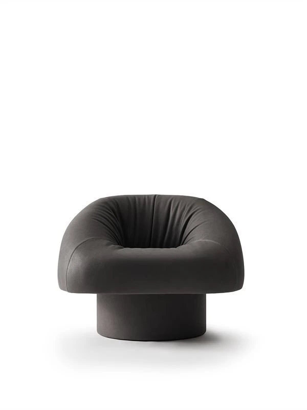 Современный дизайн Кресло Olivia — Gallotti & Radice, кожа, фото 2