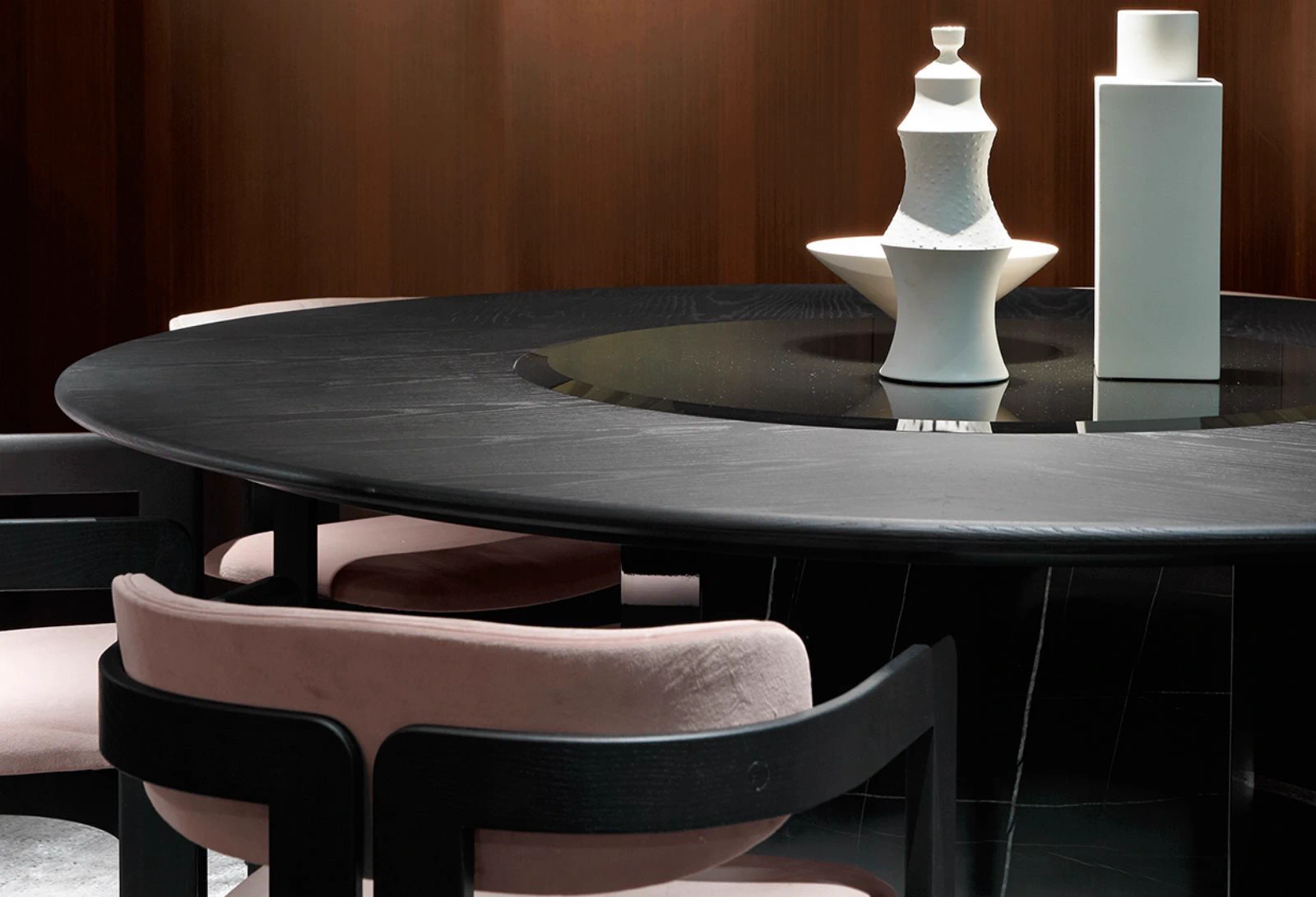 Стол Platium Round — Gallotti & Radice, мрамор, фото 3