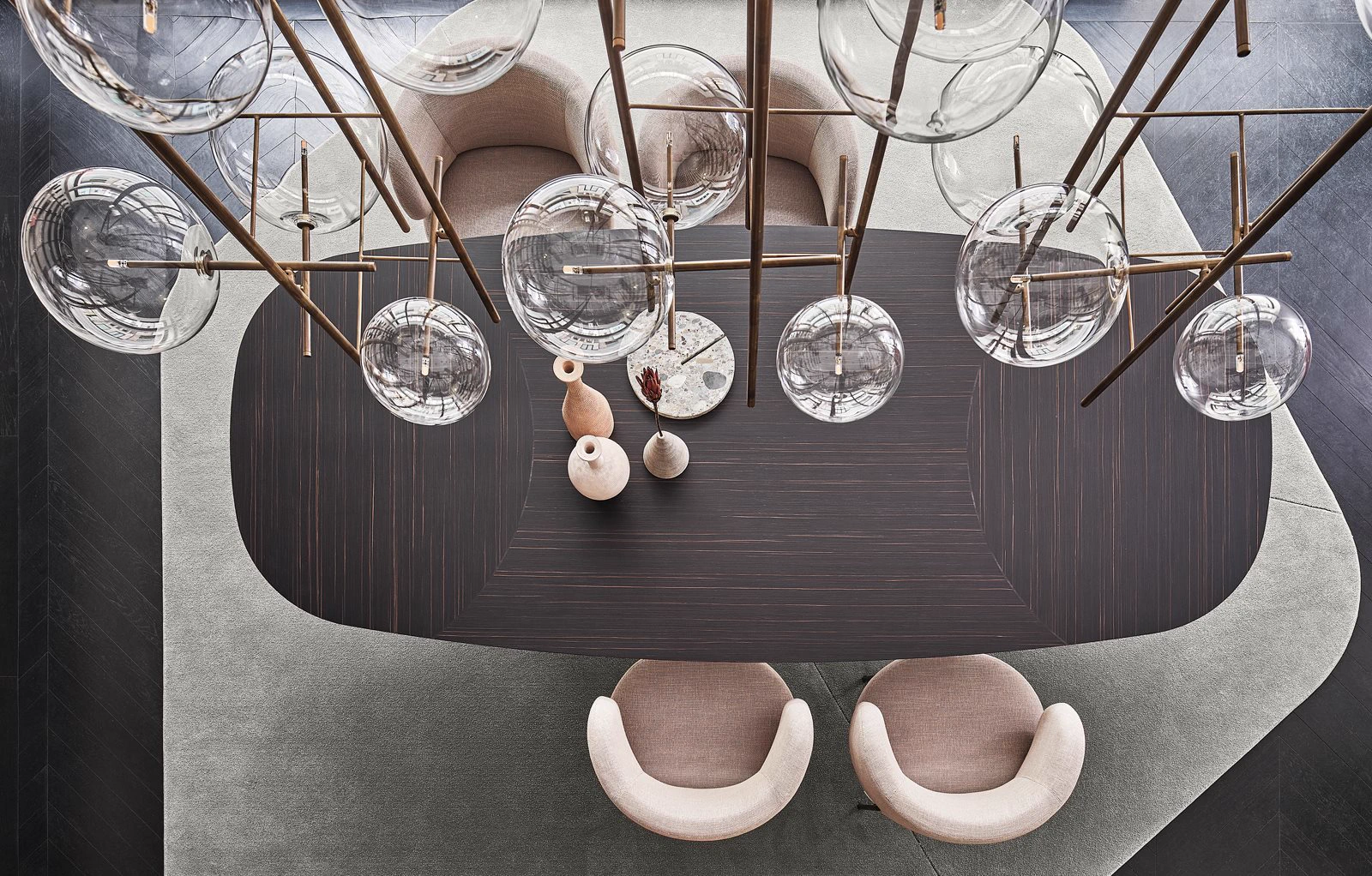 Стол Shiro — Gallotti & Radice, мрамор, фото 4