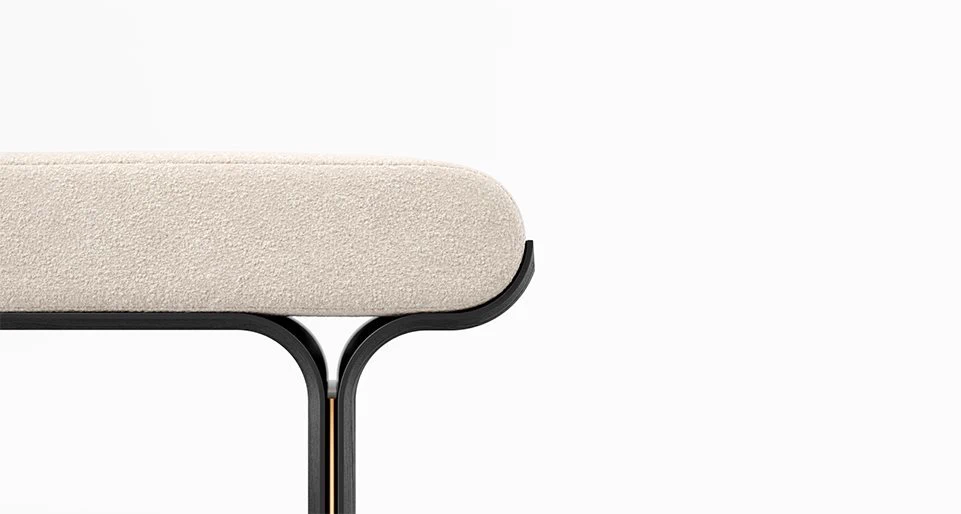 Скамья Stami Bench — Gallotti & Radice, кожа, фото 2