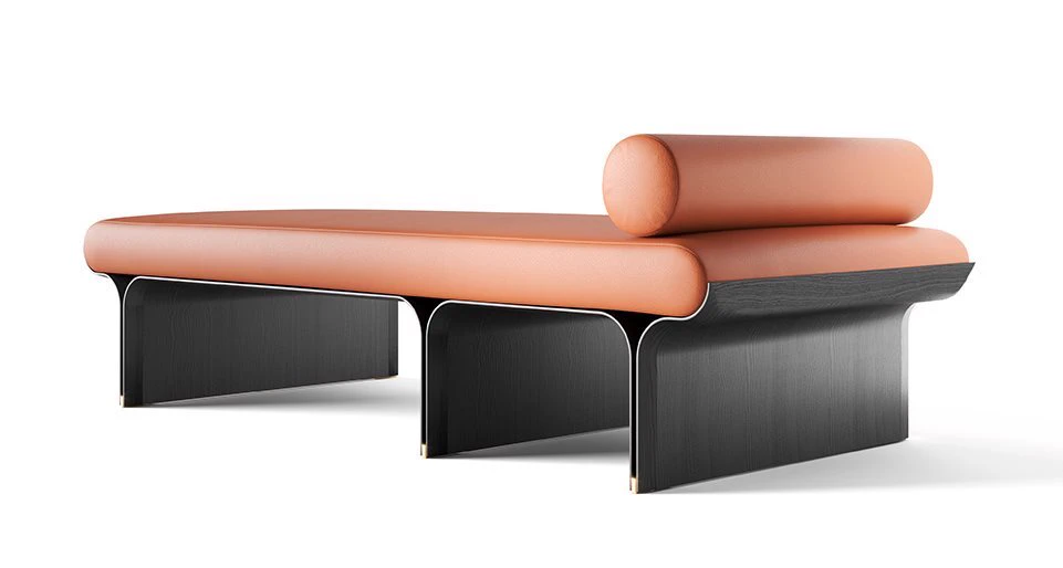 Кушетка Stami Day Bed — Gallotti & Radice, кожа, фото 2