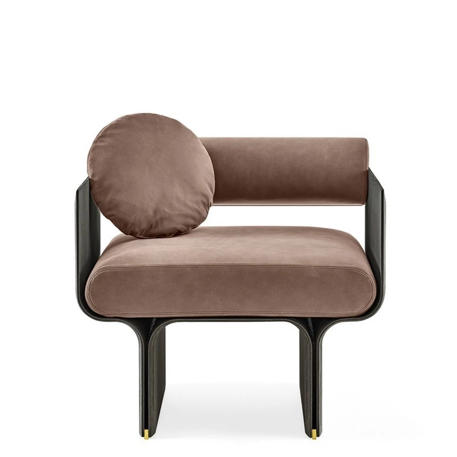 Кресло Stami Lounge — Gallotti & Radice, кожа