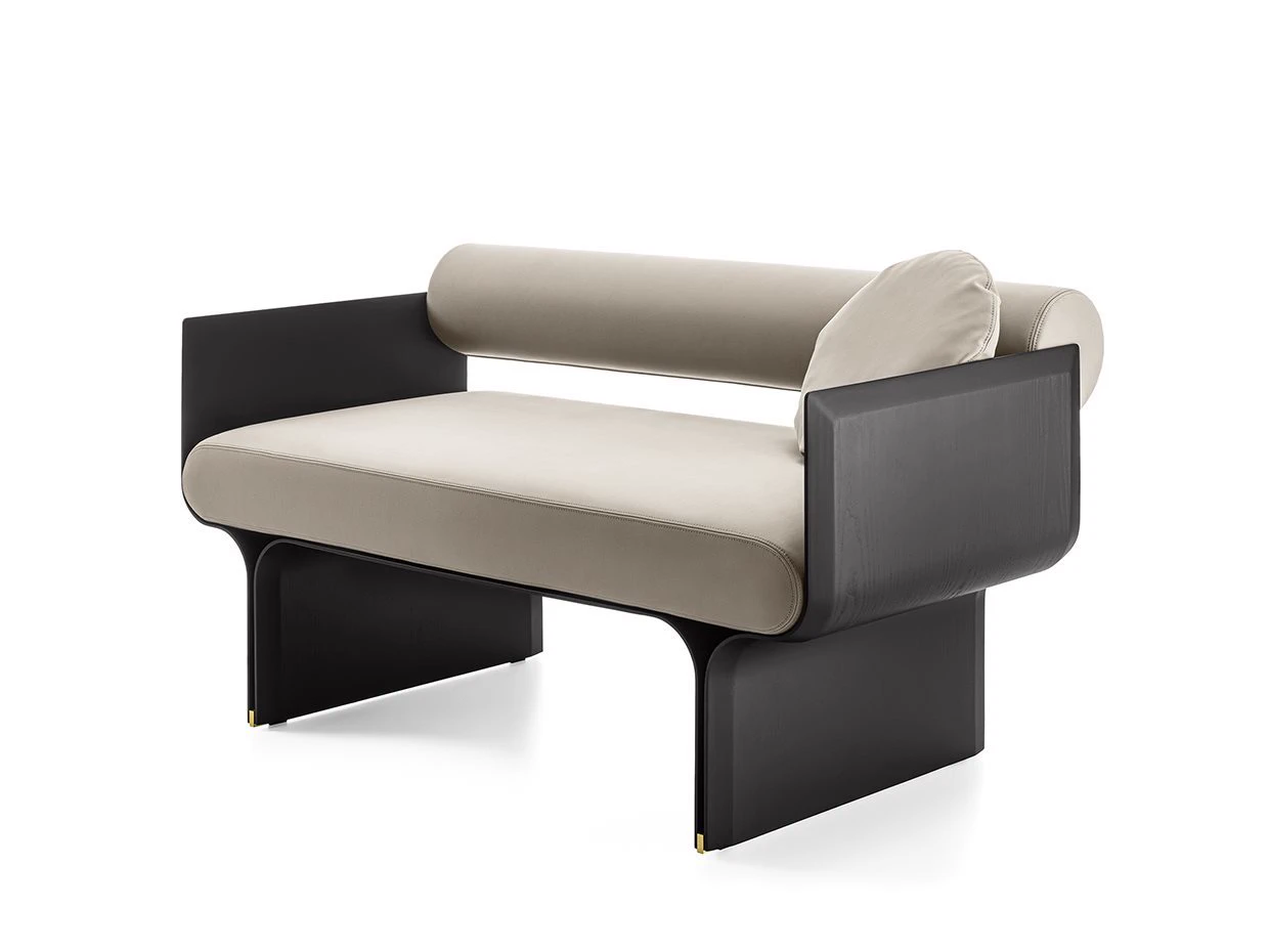 Диван Stami Loveseat — Gallotti & Radice, кожа, фото 2