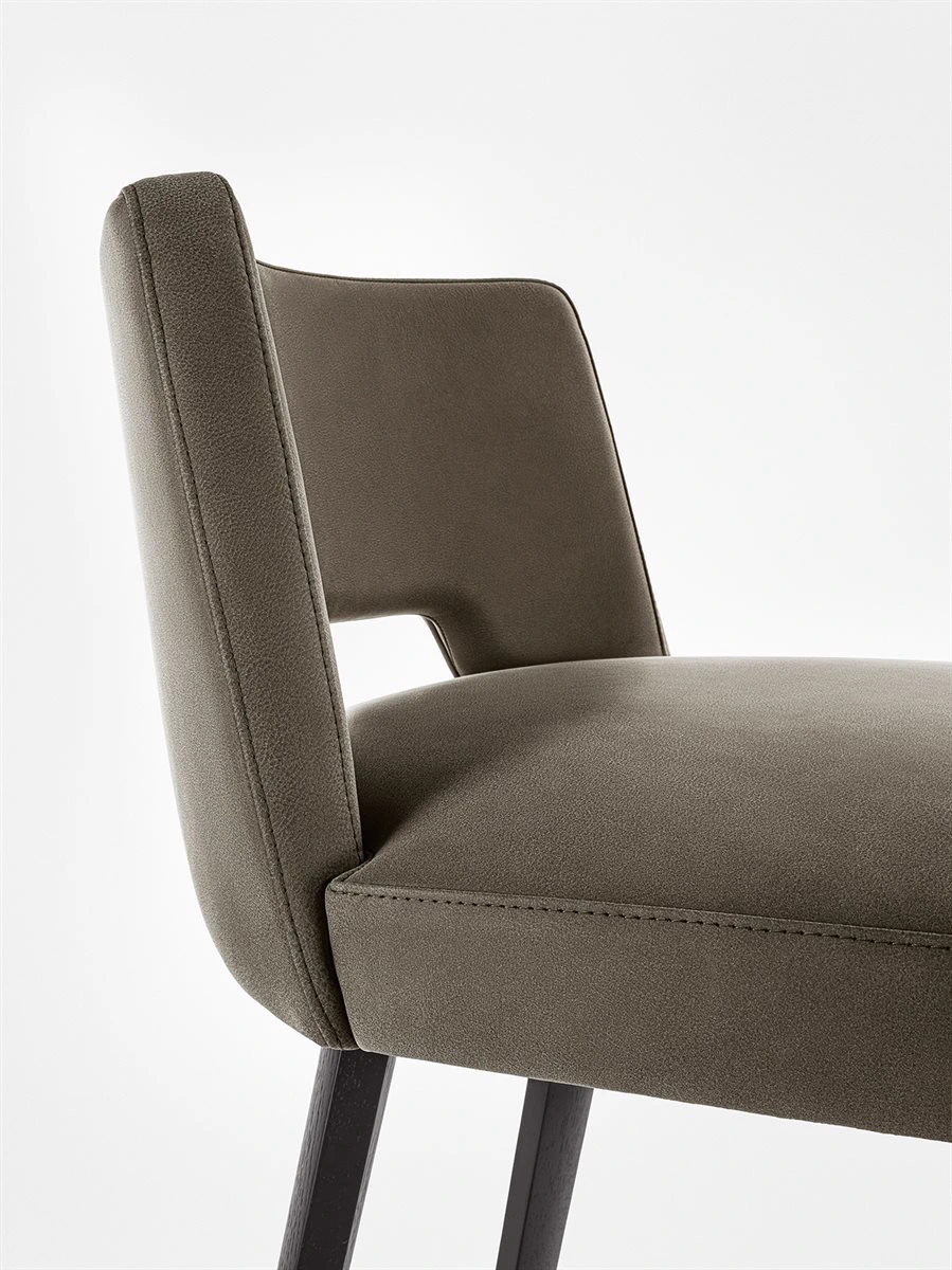 Барный стул Thea — Gallotti & Radice, кожа, фото 3