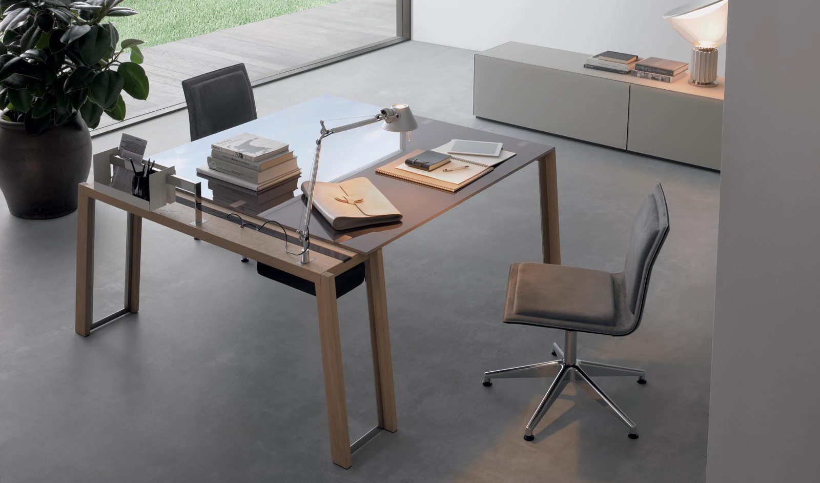 Стол WGS — Gallotti & Radice, стекло, фото 4