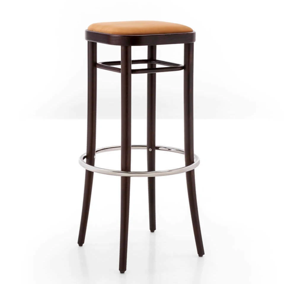 Современный дизайн Барный стул Vienna 144 — Gebruder Thonet Vienna, кожа