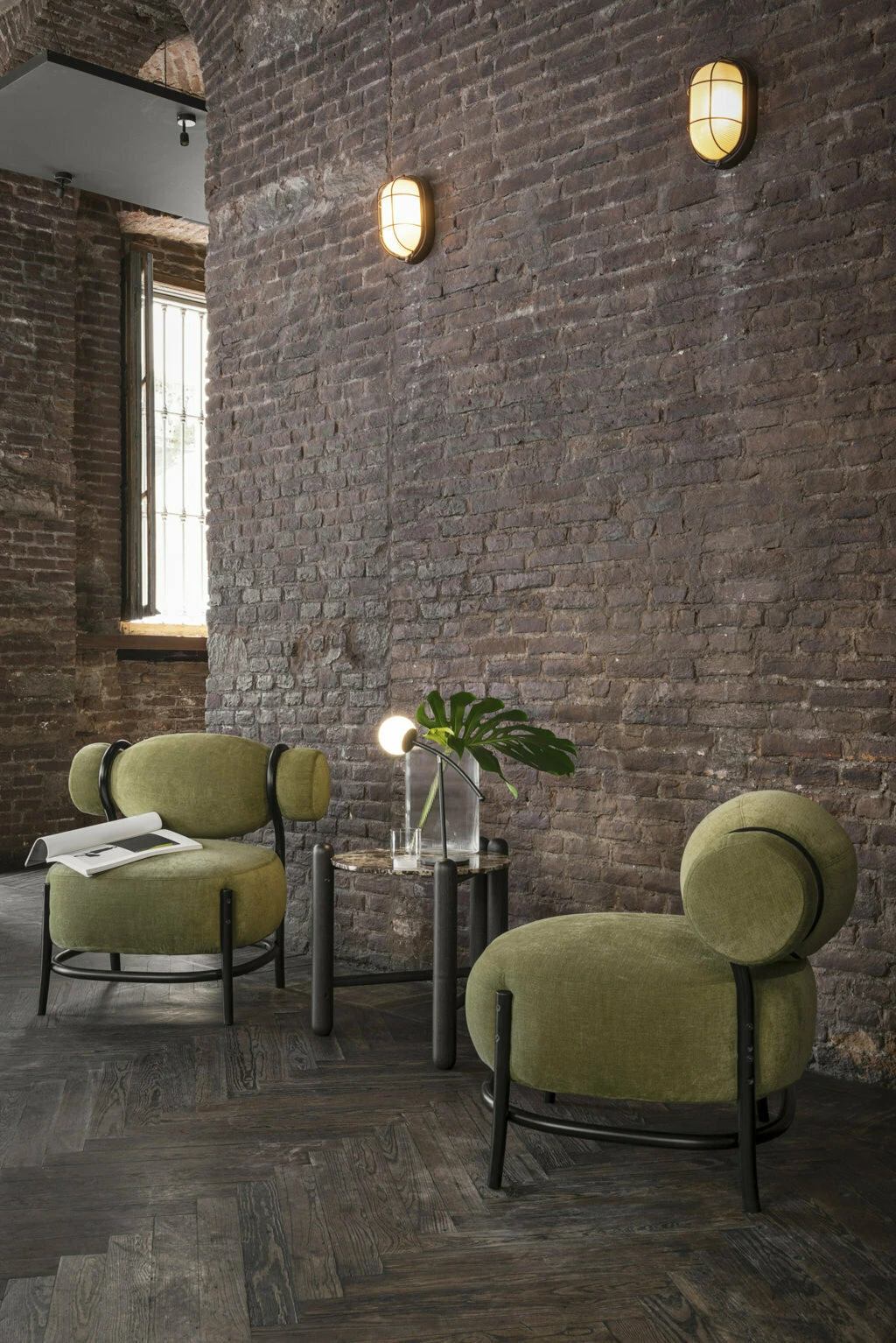 Кресло Chignon — Gebruder Thonet Vienna, ткань, фото 2