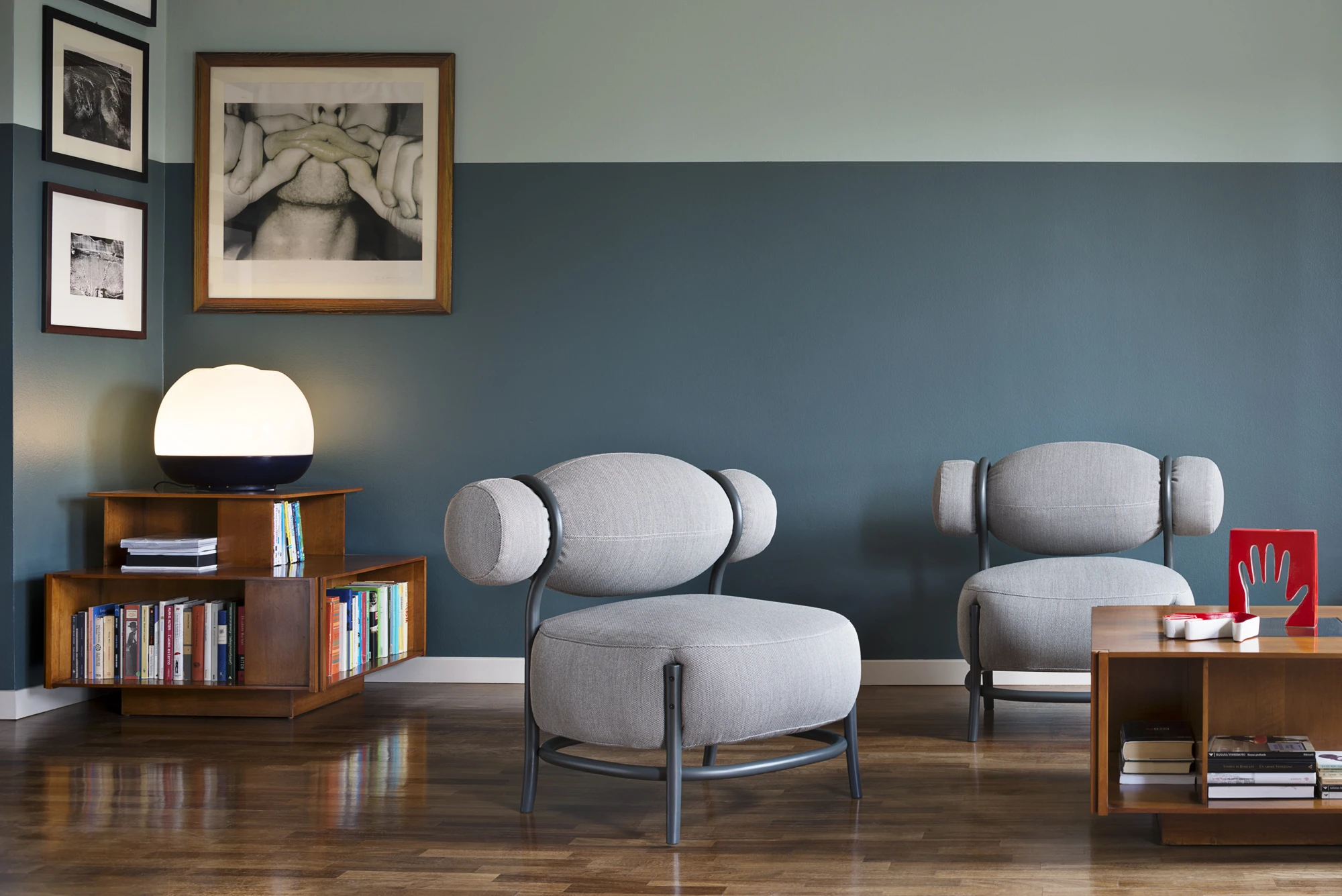 Кресло Chignon — Gebruder Thonet Vienna, ткань, фото 3
