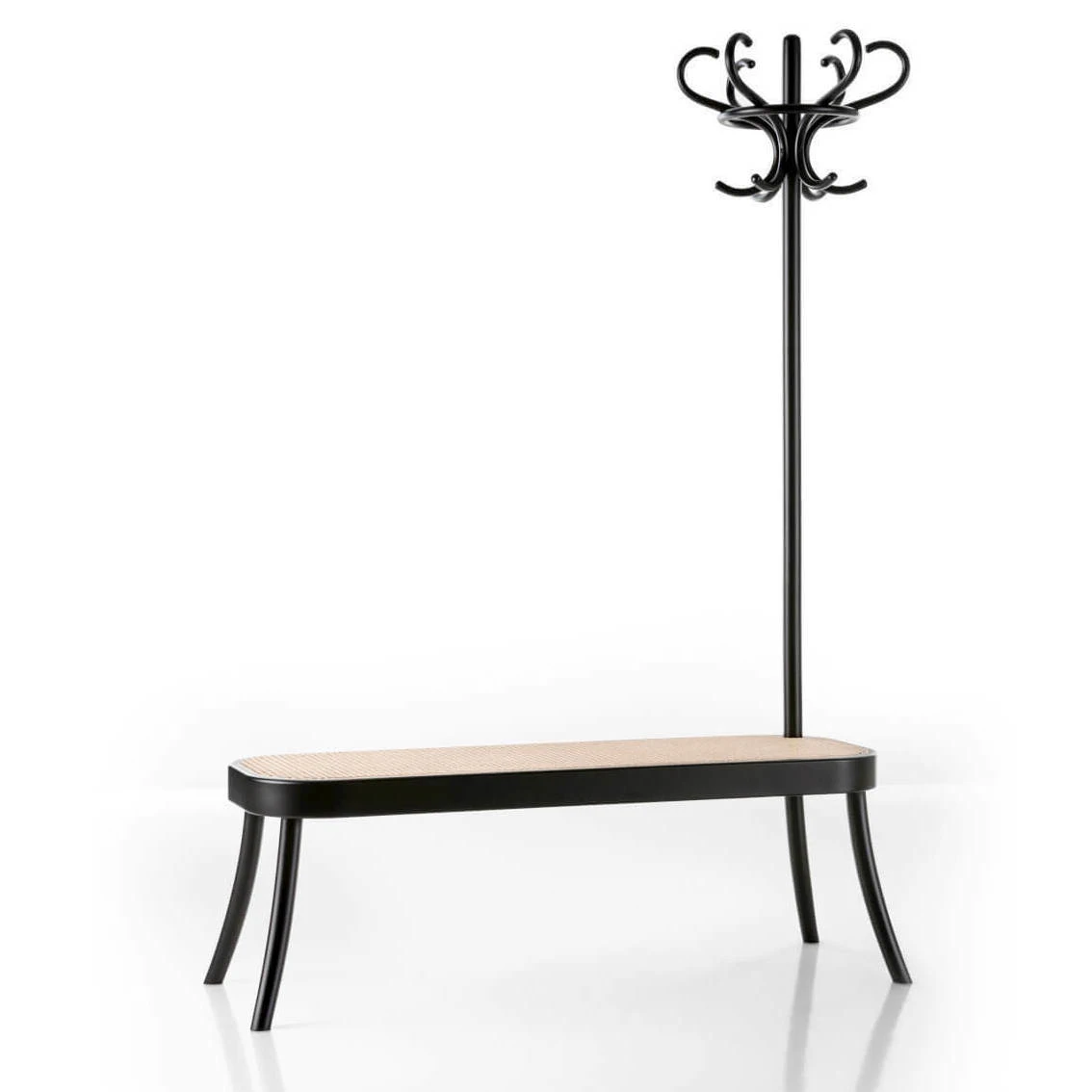 Скамья Coat Rack Bench — Gebruder Thonet Vienna, ткань