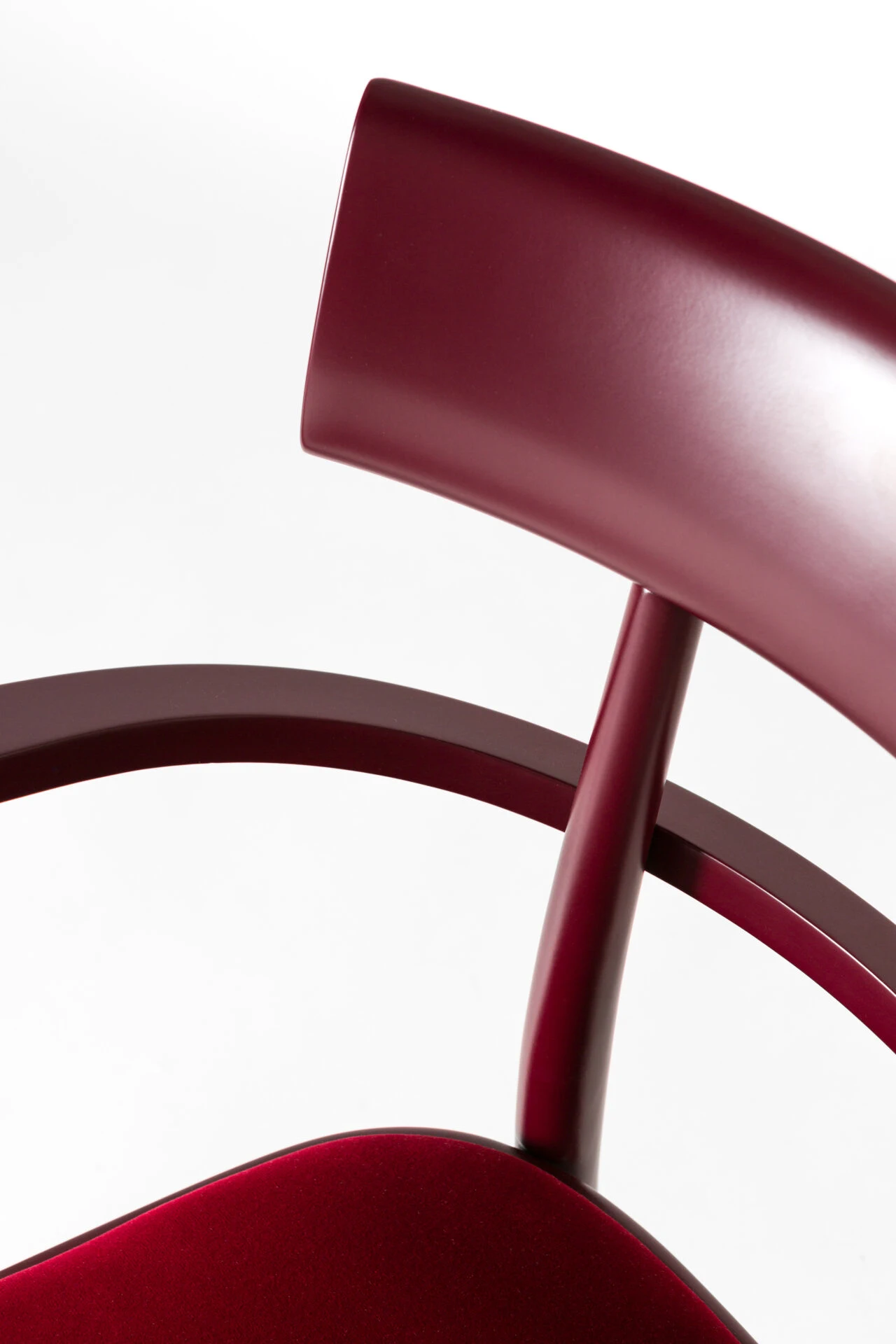 Стул Czech — Gebruder Thonet Vienna, ткань, фото 5