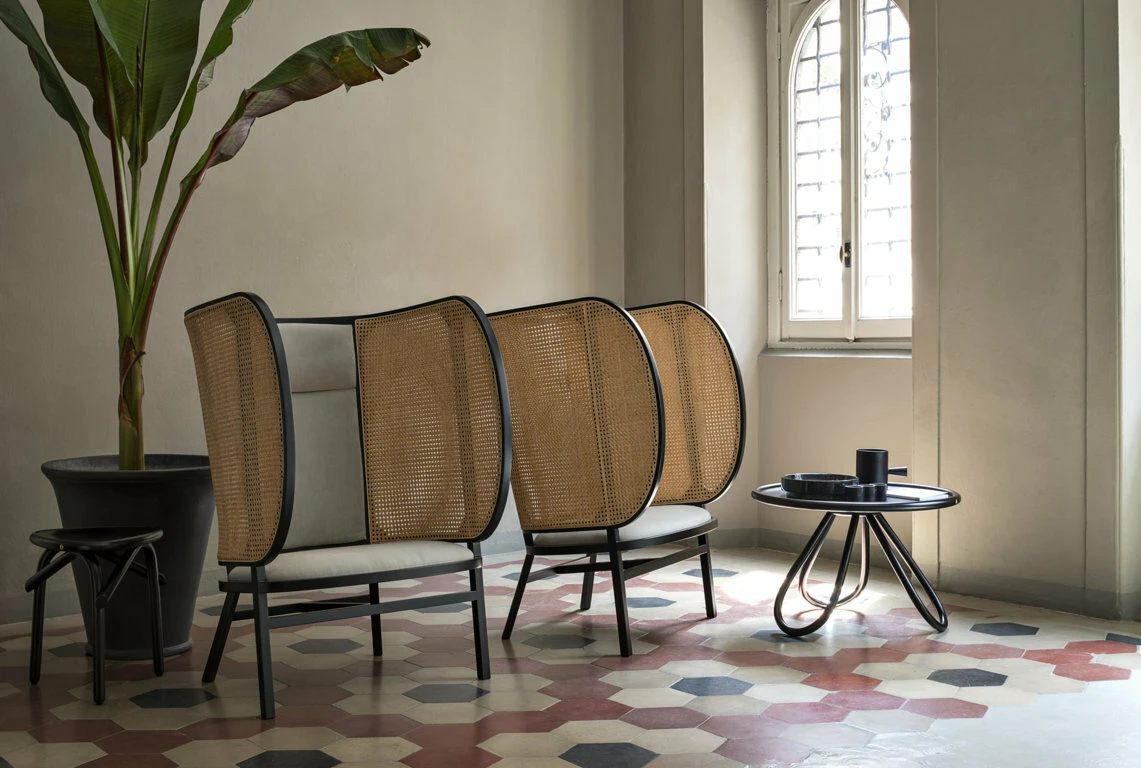 Кресло Hideout — Gebruder Thonet Vienna, ткань, фото 5