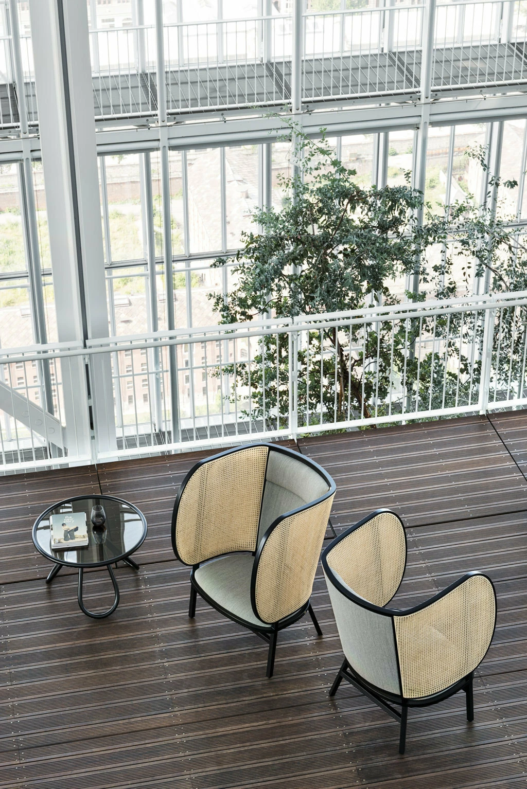 Кресло Hideout — Gebruder Thonet Vienna, ткань, фото 6