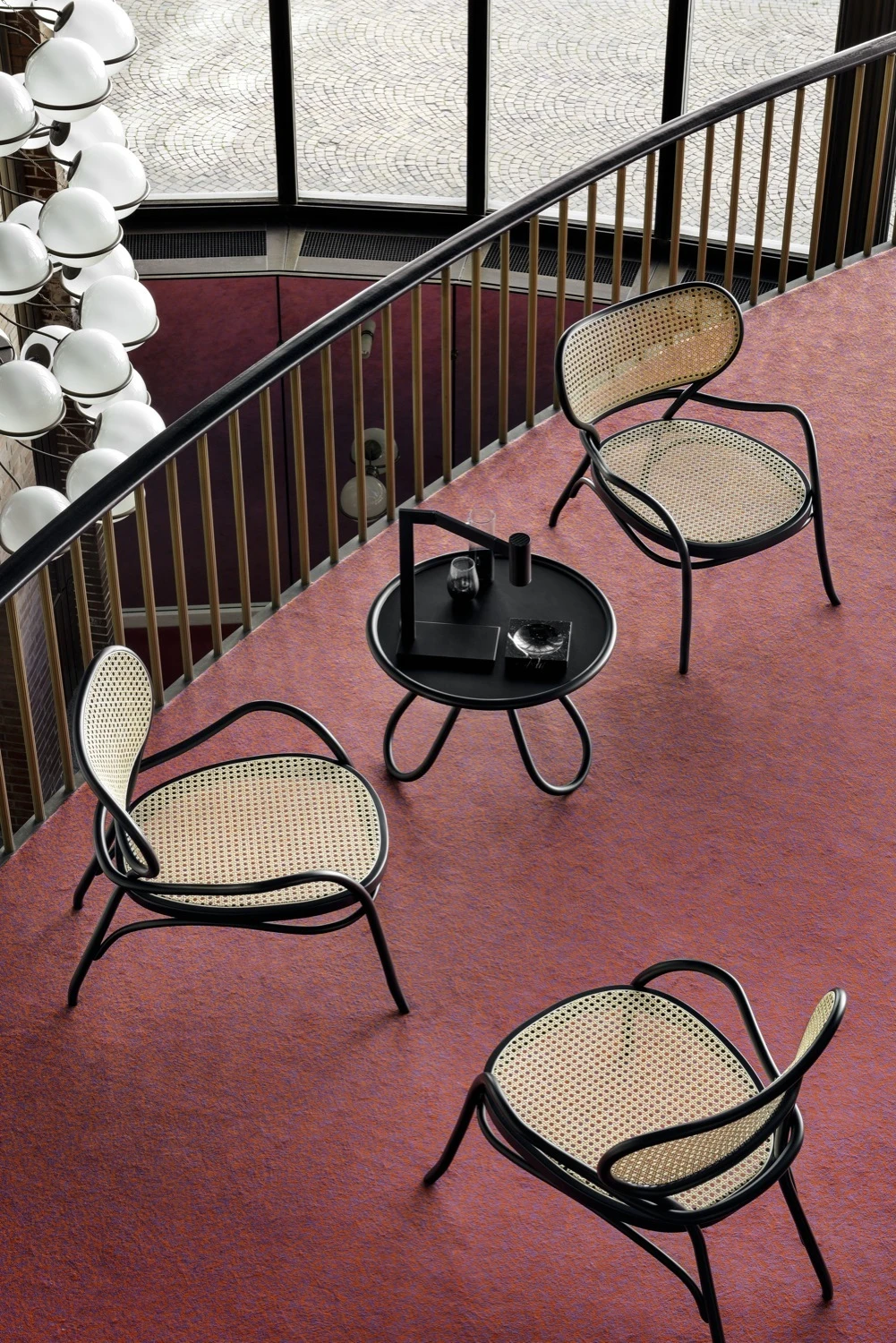 Кресло Lehnstuhl — Gebruder Thonet Vienna, ткань, фото 5