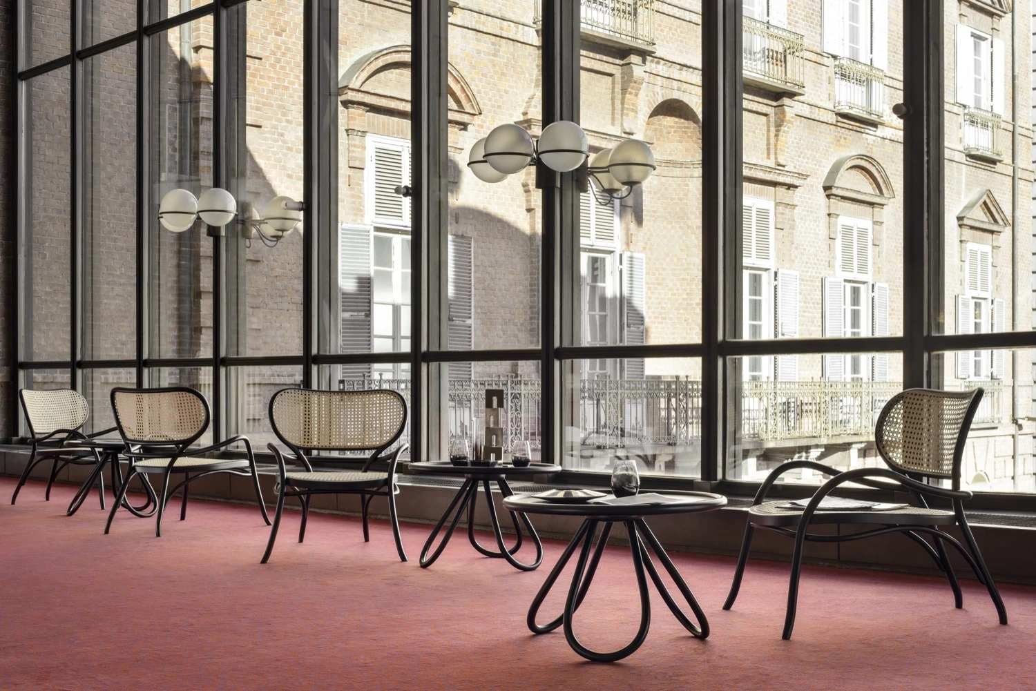 Кресло Lehnstuhl — Gebruder Thonet Vienna, ткань, фото 6