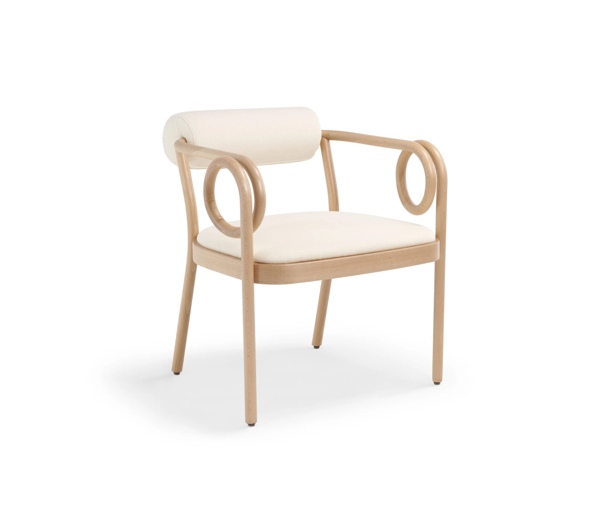 Кресло Loop Lounge — Gebruder Thonet Vienna, ткань, фото 3