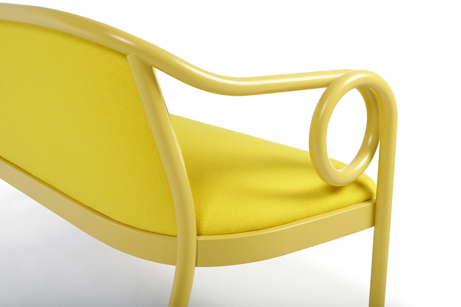 Каркас и наполнение: дерево. Современный дизайн Диван Loop — Gebruder Thonet Vienna, дерево, фото 4