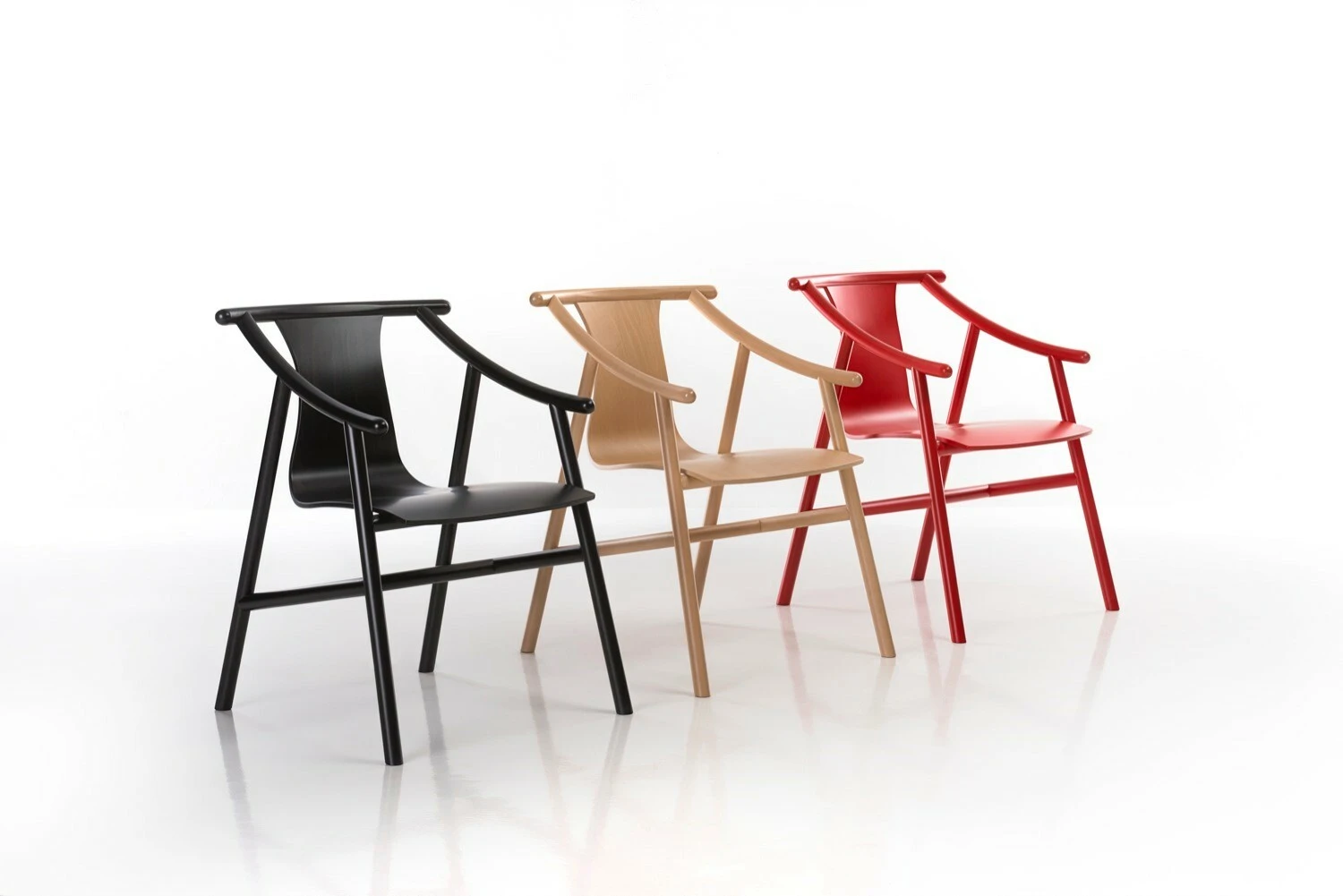 Кресло Magistretti 03 01 — Gebruder Thonet Vienna, ткань, фото 3