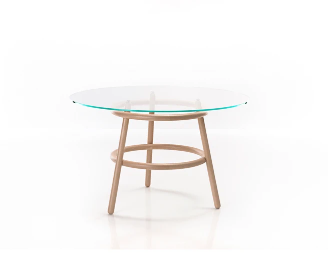 Стол Magistretti 03 02 — Gebruder Thonet Vienna, стекло, фото 3
