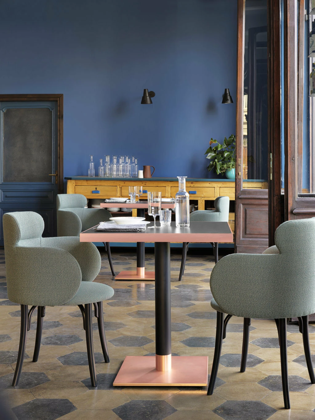 Кресло Malit — Gebruder Thonet Vienna, ткань, фото 6
