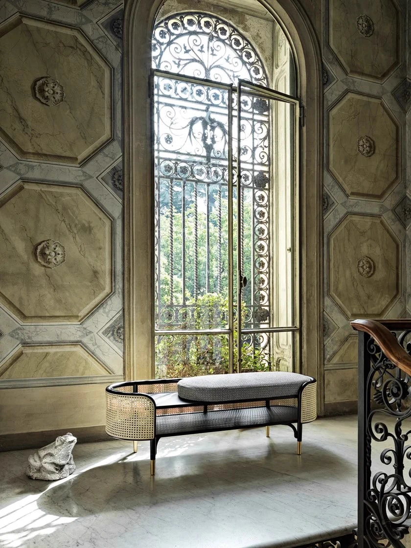 Банкетка-консоль Mos — Gebruder Thonet Vienna, фото 3