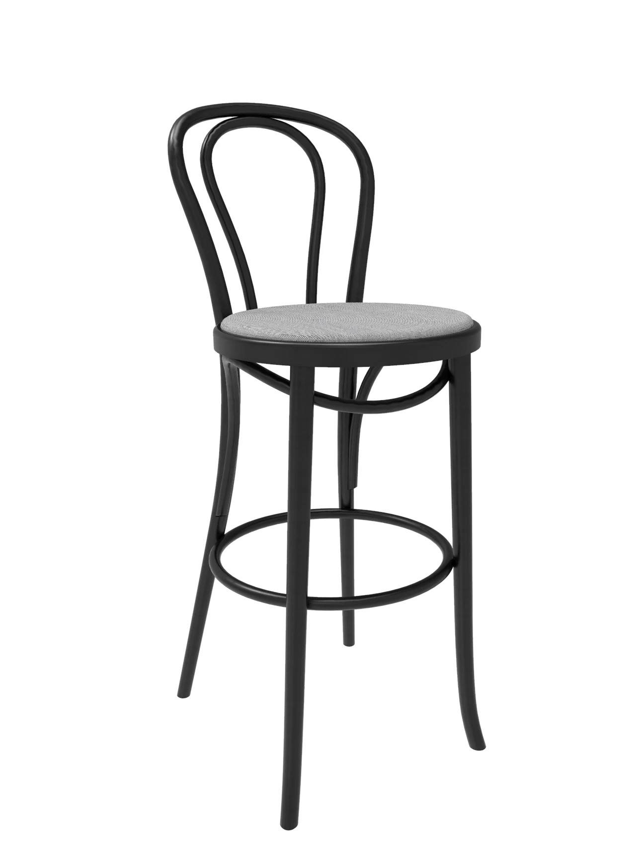 Барный стул N. 18 — Gebruder Thonet Vienna, фото 3