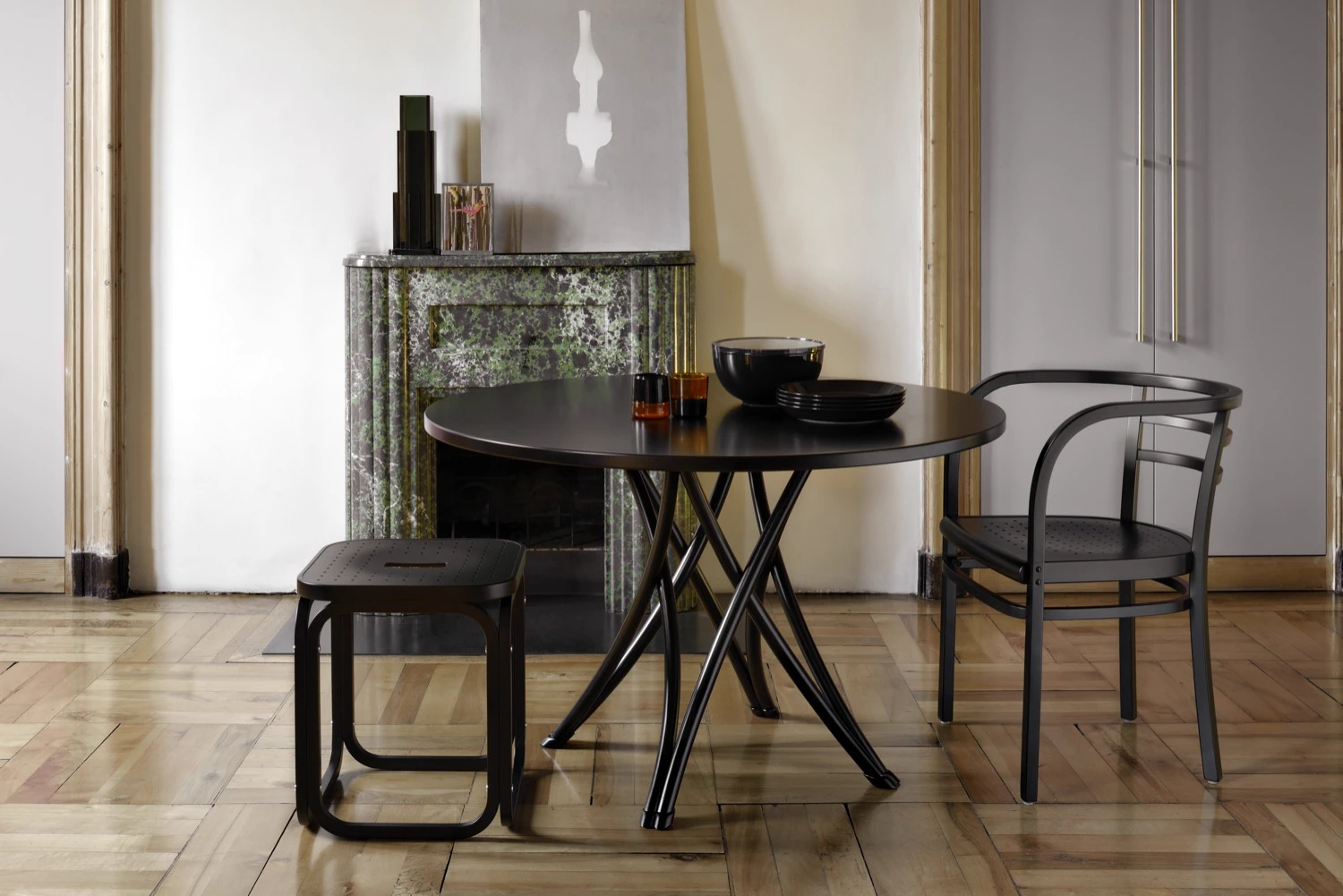 Стул Postsparkasse — Gebruder Thonet Vienna, металл, фото 6