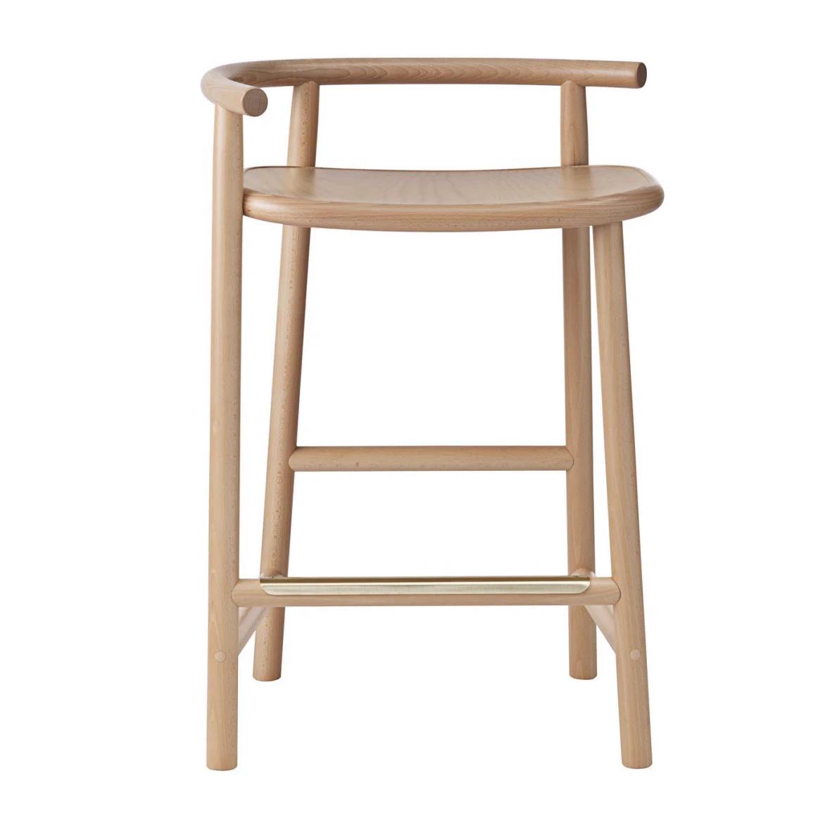 Современный дизайн Барный стул Single Curve — Gebruder Thonet Vienna
