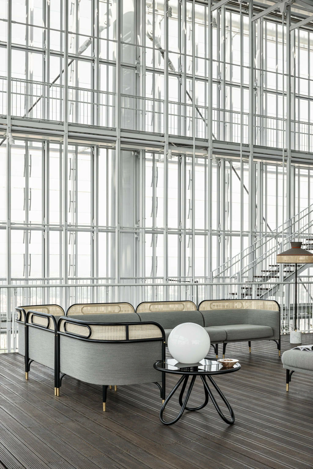 Диван угловой Targa — Gebruder Thonet Vienna, ткань, фото 2