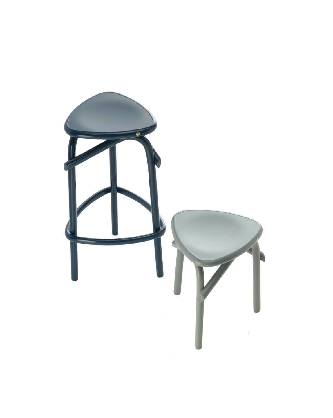 Барный стул Trio — Gebruder Thonet Vienna, дерево, фото 5