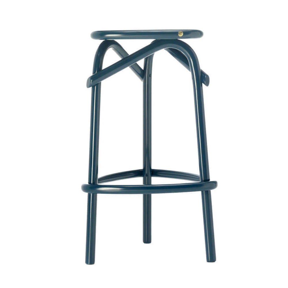 Каркас и наполнение: дерево. Современный дизайн Барный стул Trio — Gebruder Thonet Vienna, дерево