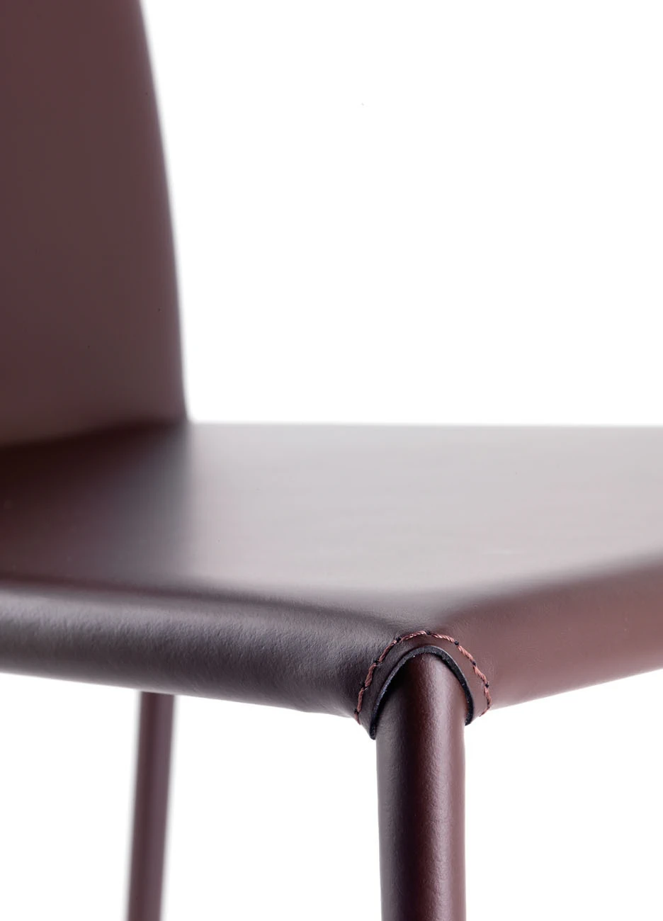 Барный стул Twiggy — Gebruder Thonet Vienna, кожа, фото 5
